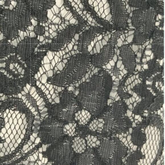 Metaphor Lace Top Womens M Petite Back Zip Sleeveless Scoop Neck Floral Casual - Picture 5 of 8